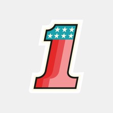 1 Numara Sticker