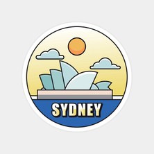 Sidney Opera Binası Sticker