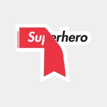 Süper Kahraman Sticker