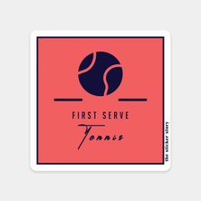 Ilk Servis Tenis Sticker
