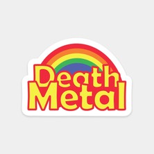 Gökkuşağı Death Metal Sticker