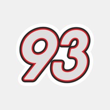 93 Numara Sticker