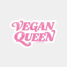 Vegan Kraliçe Sticker