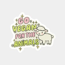 Hayvanlar Için Vegan Ol Sticker