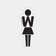 Wc Sembol Sticker