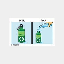 Evet Ama 0982 Sticker