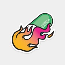 Alevli Kapsül Sticker