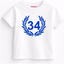 Rabona Fashion Sarıyer 34 Kıyı Arması Çocuk Tişörtü
