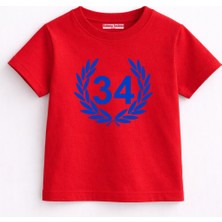 Rabona Fashion Sarıyer 34 Kıyı Arması Çocuk Tişörtü
