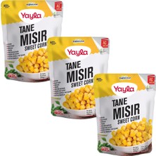 Yayla Haşlanmış Tane Mısır 220 gr x 3 Adet