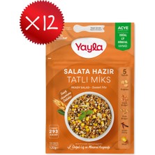 Yayla Salata Hazır Tatlı Miks 120 gr x 12 Adet