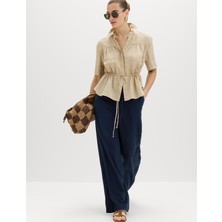 Marks & Spencer Keten Karışımlı Pantolon