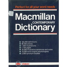 Abc Yayın Grubu Macmillan Contemporary Dictionary  Ingilizce - Ingilizce Sözlük Ciltli
