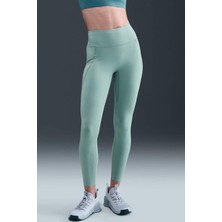 Nike Dri Fit Universa Hr 7/8 Tight Light Green Yüksel Bel Sıkılaştırıcı Kadın Antreman Taytı Açık Yeşil