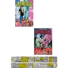 Athica Books Invincible 7-8. Ciltler Çizgi Roman Seti + Özel Cetvel