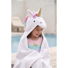 Empressco Zasu Shop Unicorn Gökkuşağı Figürlü Kapüşonlu Banyo Kundak ve Plaj Havlusu %100 Pamuk (0-24 Ay) - Fiyatı, Yorumları