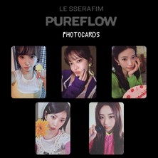 Kpop Dünyası Le Sserafım '' Pureflow '' Photocards Set Vol 3