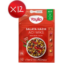 Yayla Salata Hazır Acı Miks 120 gr X12