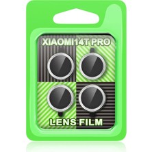 Uravas Store Xiaomi Mi 14T Pro Raze Metal Kamera Lens - Gümüş
