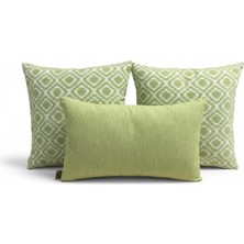 Elanora Home Indoor Outdoor Kırlent,güneşe Dayanıklı Balkon Bahçe Marin Kırlent Kılıfı 3’lü Set