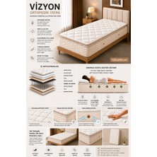Evitaç Vizyon Krem Ortopedik Yatak 120X200
