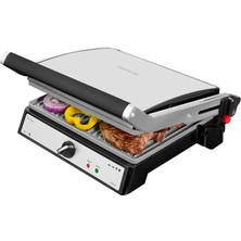 Cecotec Rock'Ngrill Multi 2400W Izgara ve Tost Makinesi | 180° Açılır, Taş Kaplama Yapışmaz