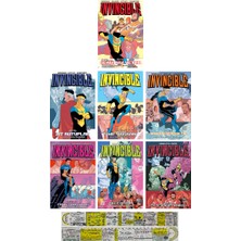 Athica Books Invincible 2-3-4-5-6-7-8. Ciltler Çizgi Roman Seti + Özel Cetvel