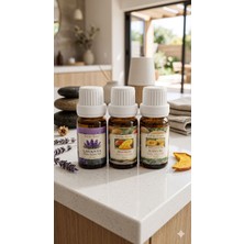 Ay&ça Home Hava Nemlendiricileri Için Uçucu Oda Koku Yağı Esansiyeli 3’ Set 10 ml