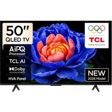 Tcl 50T6D 4K Ultra Hd 50'' 127 Ekran Uydu Alıcılı Google Smart QLED Tv