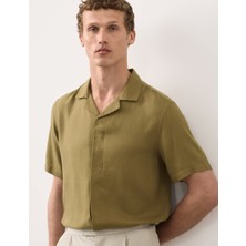 Marks & Spencer Keten Karışımlı Gömlek