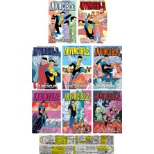 Athica Books Invincible 1-2-3-4-5-6-7-8. Ciltler Manga Seti + Özel Cetvel