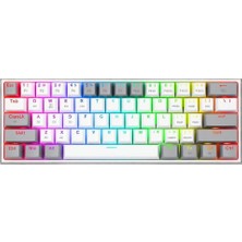 Redragon K616 Fizz Pro Mekanik Gaming Klavye Kablosuz Bağlantı Red Switch Oyun İçin