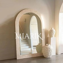 Miarik Design Dogal Mermer Boy Aynası