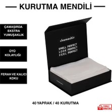 chamashir Kurutma Mendili 40 Yaprak/Adet - Çamaşırlarda Ekstra Yumuşaklık, Ütüye Son 