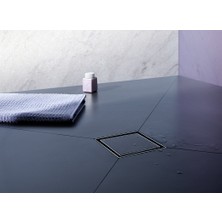 Dallmer 10 yıl garanti, Alman kalitesi seramik mermer kaplanabilir Duş ve banyo süzgeci 10x10 cm 50lik - izolasyon yalıtım uyumlu zemin gideri, kanalizasyon lağım kokusu önleyici sifonlu yer süzgeci