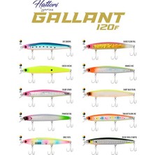 Fujin Gallant 120F 19GR 120MM Floating Maket Balık 254 Sunset Glow Tail