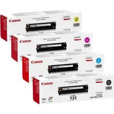 CANONCRG-731  ORJİNAL SET( SİYAH SARI KIRMIZI MAVİ )