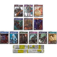 Athica Books Berserk 6-7-8-9-10-11-12-13-14-15-16-17. Ciltler Manga Seti + Özel Cetvel