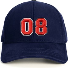 PataCute 08 Numara Kabartmalı Baseball Şapka