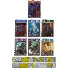 Athica Books Berserk 11-12-13-14-15-16-17. Ciltler Manga Seti (Özel Cetvel ve Manga Ayracı Hediyeli)