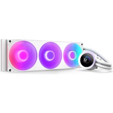 Nzxt Kraken Plus 360 Rgb 360MM Beyaz Islemci Sivi Sogutucu