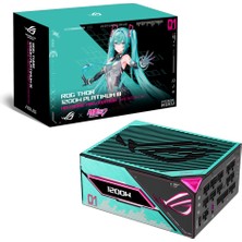 Asus Rog Thor 1200W 80+ Platinum Hatsune Miku Edition Argb Atx 3.1 Gen 5 Full Modüler Psu