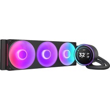 Nzxt Kraken Elite 360 Aıo LCD 360MM Rgb Siyah Sivi Islemci Sogutucusu
