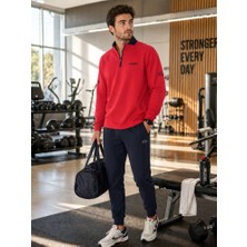 Crosstime  Erkek Kırmızı Antrenman Sweatshirt