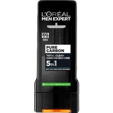 L'Oréal Paris Men Expert L'oreal Paris Men Expert Pure Carbon Total Clean 5in1 Duş Jeli Total Clean Kömürlü Duş Jeli 400 ml