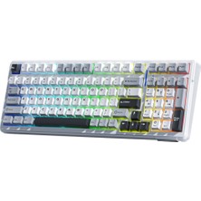 Aula F99 Linear Graywood V3 Switch Hot Swap Rgb Gri Kablosuz Gaming Klavye