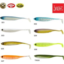 Lucky John Makora 3D Shad Tail 3'' (7.62 Cm) 7p 007 Rengi Silikon Yem