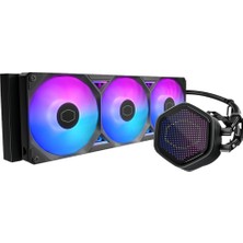 Cooler Master Masterliquid Atmos Iı Pixel LED Argb 360MM Islemci Sivi Sogutucu