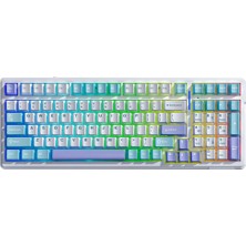 Aula F99 Linear Graywood V3 Switch Hot Swap Rgb Lila Kablosuz Gaming Klavye