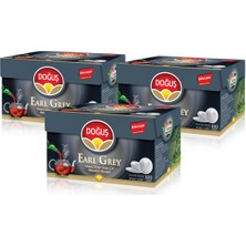 Doğuş 100'lü Earl Grey Demlik Poşet Çay 3,2 gr Bergamot Aromasıyla Zenginleştirilmiş